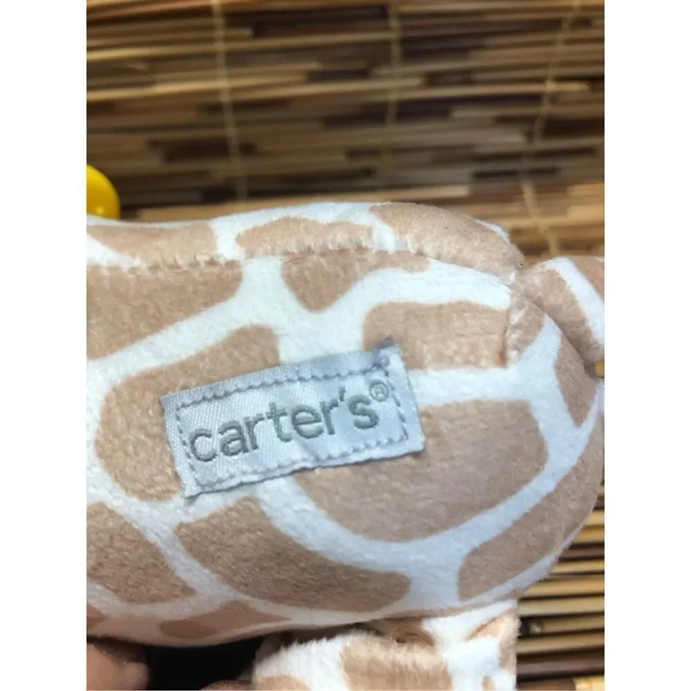 Carter's Giraffe Stuffed Plush Rattle Mirror